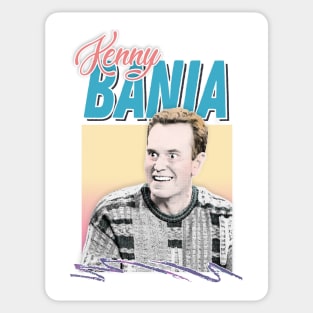 Kenny Bania / Retro 90s Styled Design Sticker